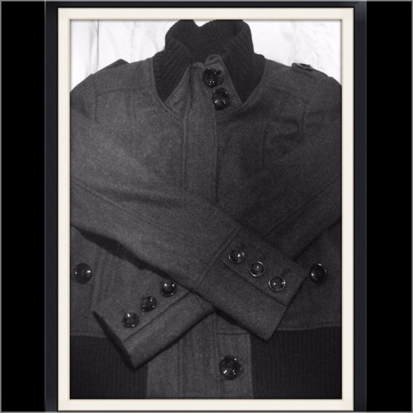 Apostrophe Wool Blend Jacket Charcoal - Picture 2 of 4